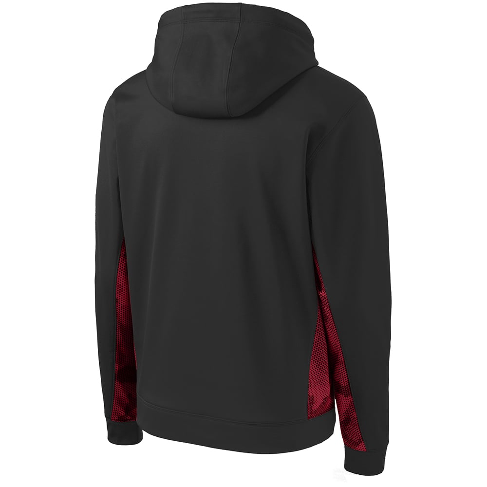 Sport - Tek YST239 Youth Sport - Wick CamoHex Fleece Colorblock Pullover - Gorvex.com