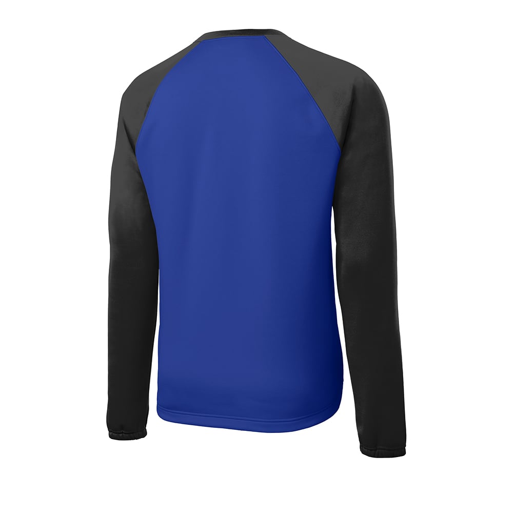Sport - Tek YST242 Youth Sport - Wick Raglan Colorblock Fleece Crewneck - Gorvex.com