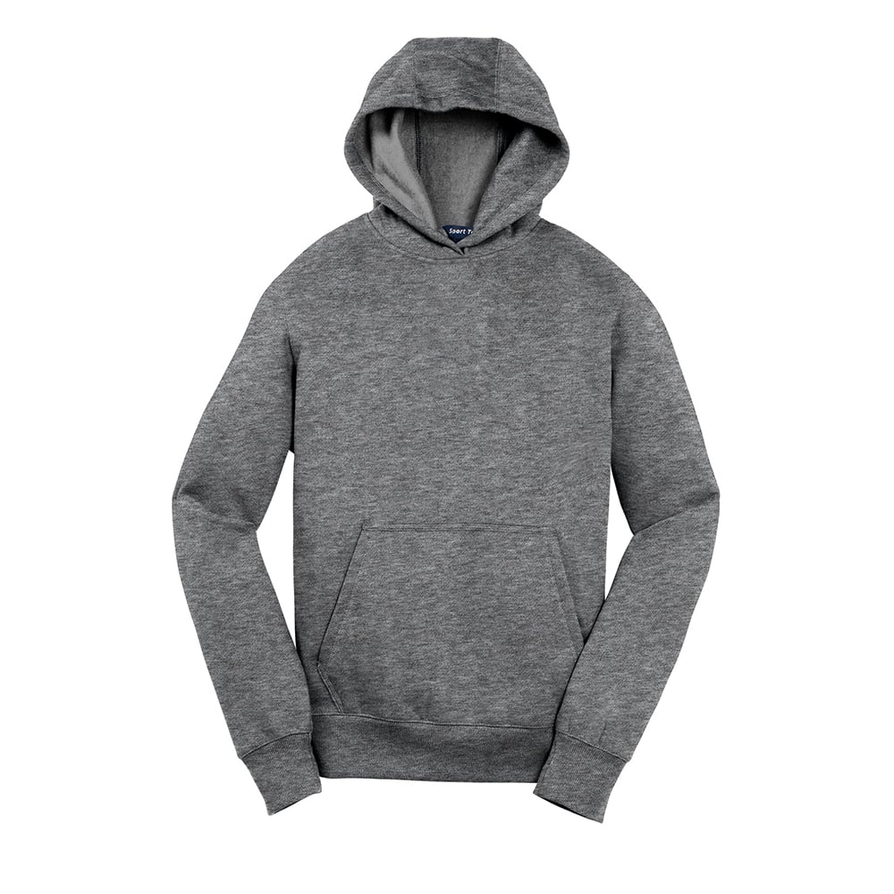 Sport - Tek YST254 Youth Hooded Sweatshirt with Front Pouch Pocket - Gorvex.com