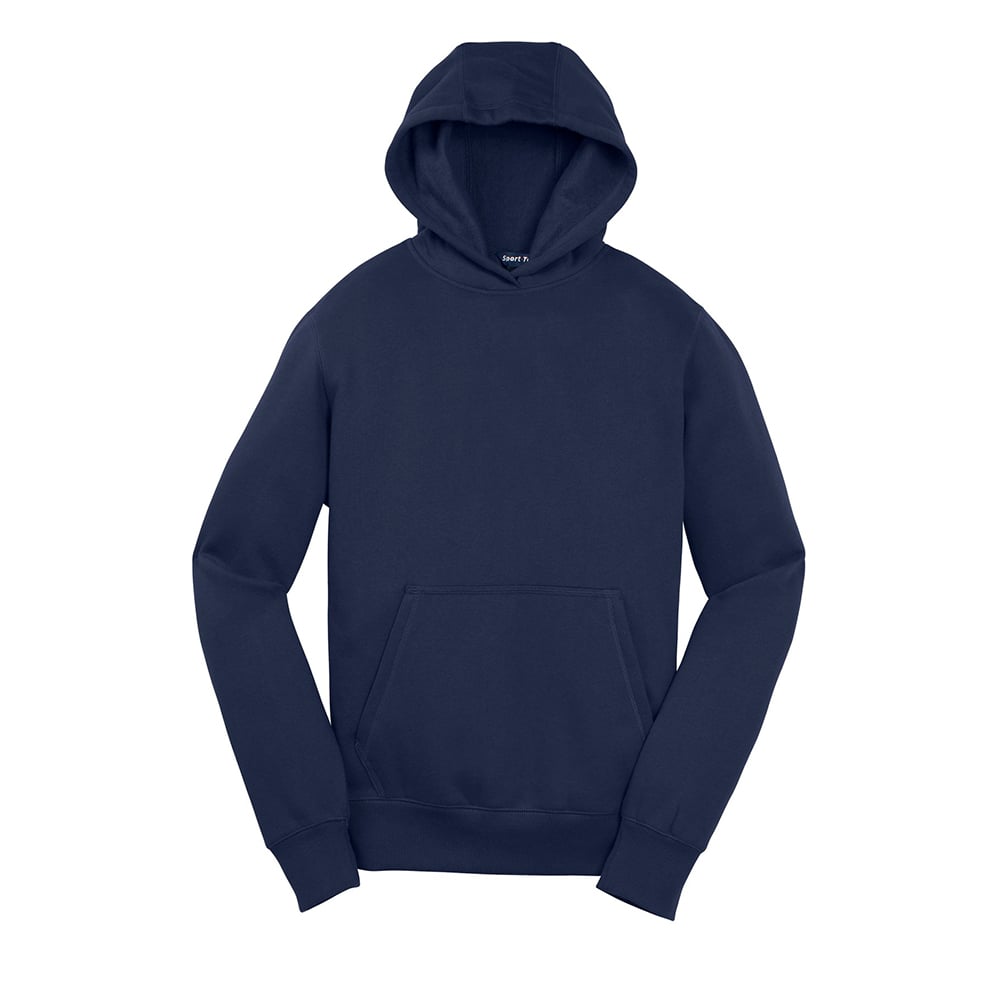 Sport - Tek YST254 Youth Hooded Sweatshirt with Front Pouch Pocket - Gorvex.com
