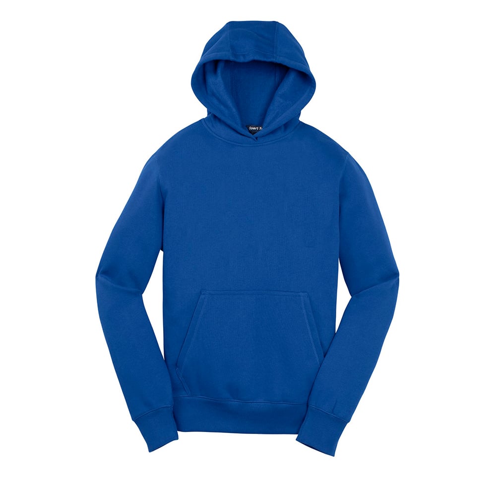 Sport - Tek YST254 Youth Hooded Sweatshirt with Front Pouch Pocket - Gorvex.com