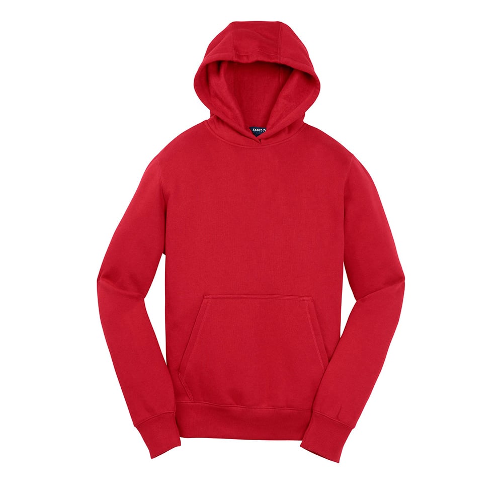 Sport - Tek YST254 Youth Hooded Sweatshirt with Front Pouch Pocket - Gorvex.com