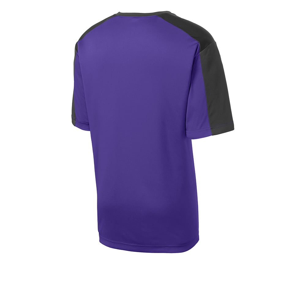 Sport - Tek YST354 Youth PosiCharge Competitor Sleeve - Blocked T-Shirt - Gorvex.com