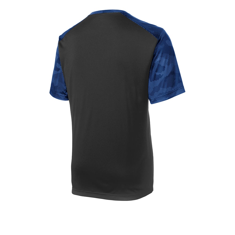 Sport - Tek YST371 Youth CamoHex Colorblock T-Shirt - Gorvex.com