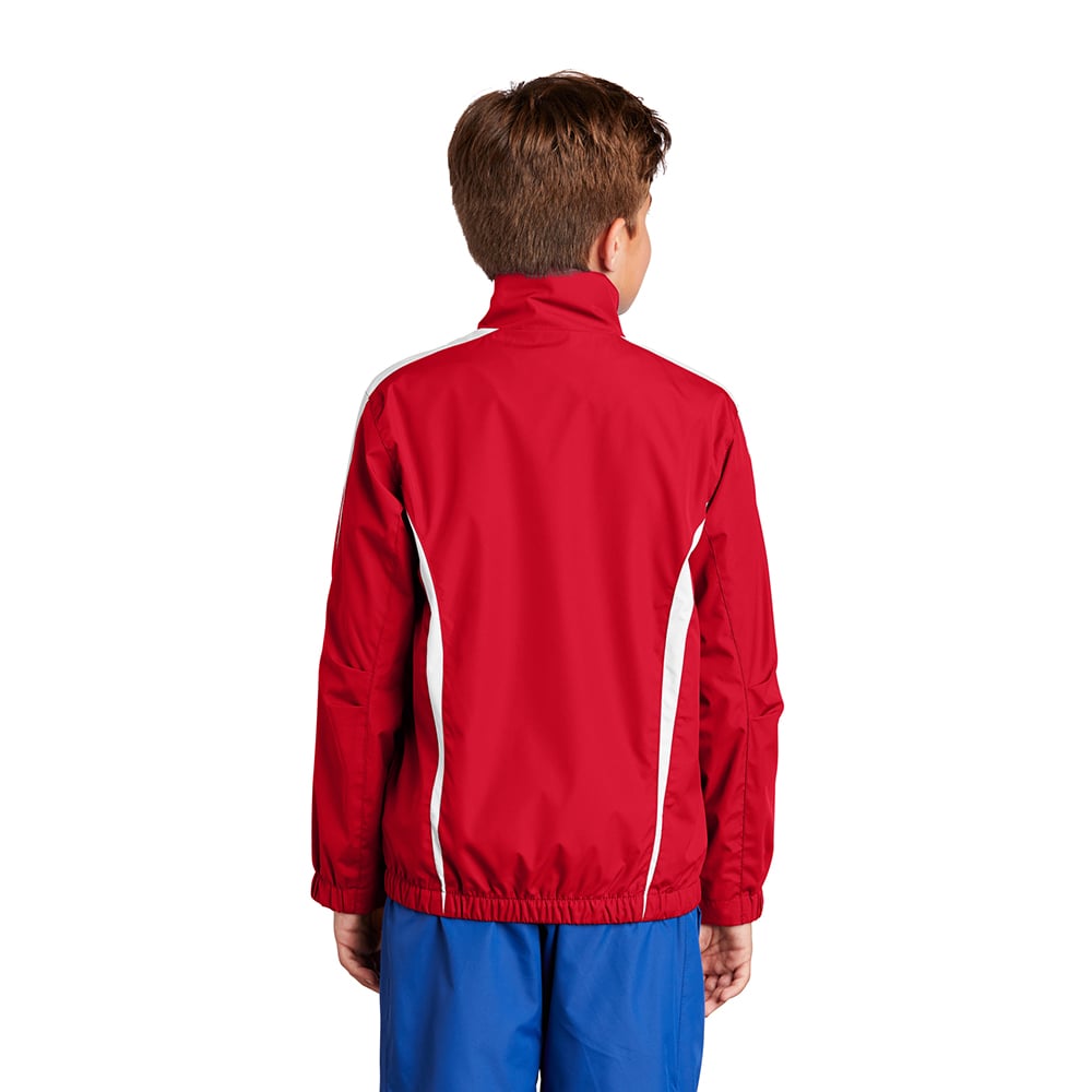Sport - Tek YST60 Youth Colorblock Raglan Jacket with Side Pockets - Gorvex.com