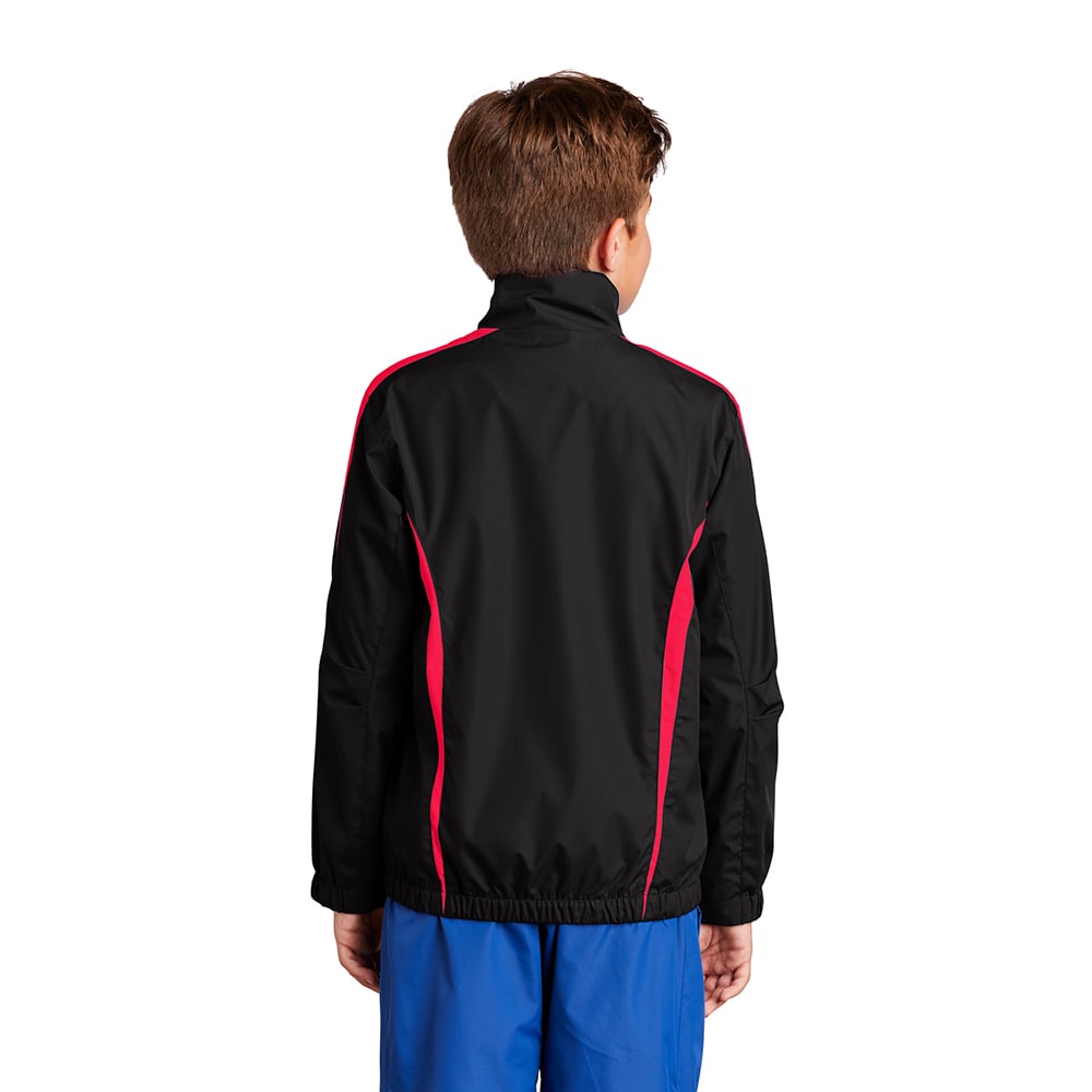 Sport - Tek YST60 Youth Colorblock Raglan Jacket with Side Pockets - Gorvex.com