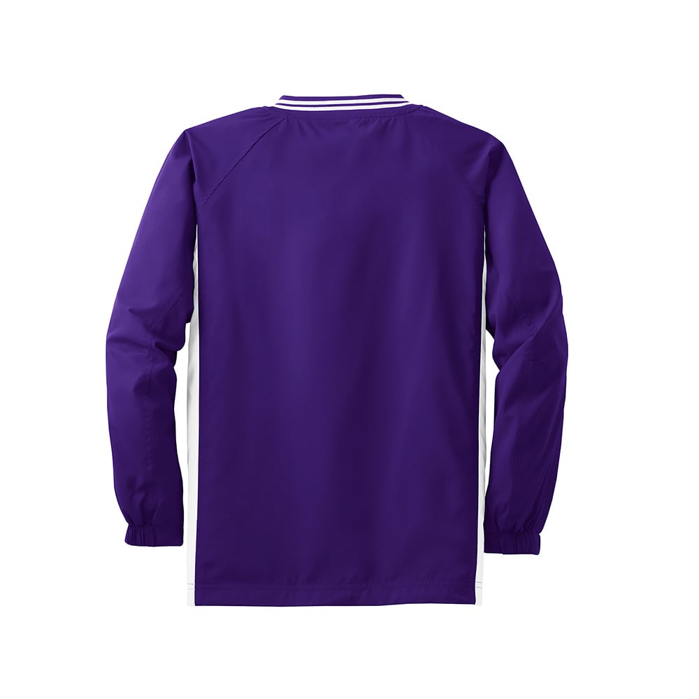 Sport - Tek YST62 Youth Tipped V - Neck Raglan Wind Shirt with Pockets - Gorvex.com