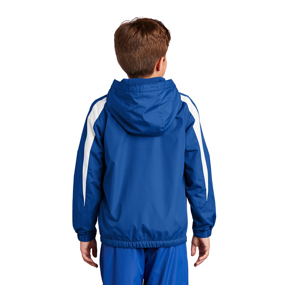 Sport - Tek YST81 Youth Fleece - Lined Colorblock Jacket with Pockets - Gorvex.com