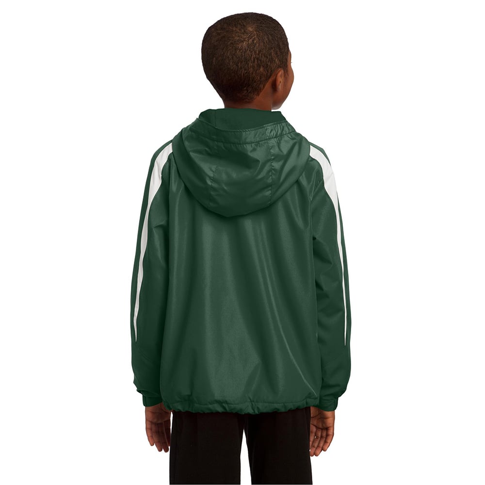 Sport - Tek YST81 Youth Fleece - Lined Colorblock Jacket with Pockets - Gorvex.com