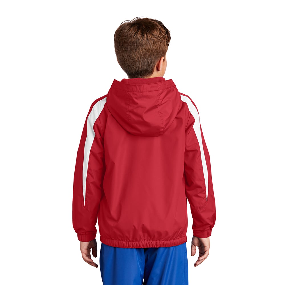 Sport - Tek YST81 Youth Fleece - Lined Colorblock Jacket with Pockets - Gorvex.com