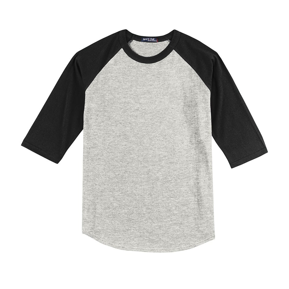 Sport - Tek YT200 Youth Colorblock Quarter Sleeve Raglan Jersey - Gorvex.com