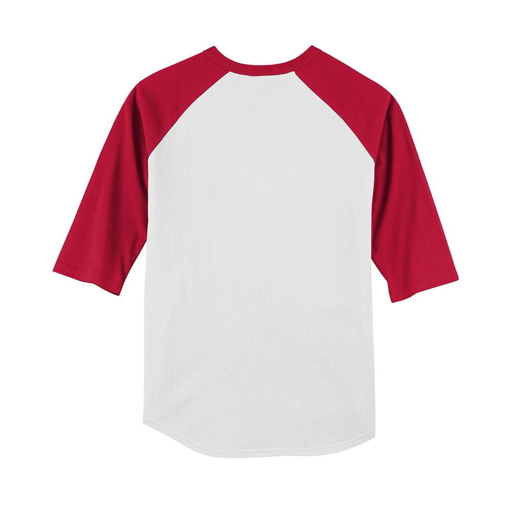 Sport - Tek YT200 Youth Colorblock Quarter Sleeve Raglan Jersey - Gorvex.com