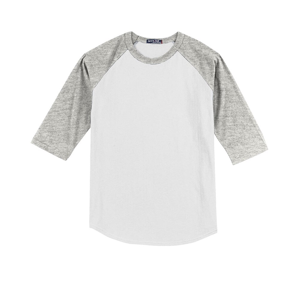 Sport - Tek YT200 Youth Colorblock Quarter Sleeve Raglan Jersey - Gorvex.com