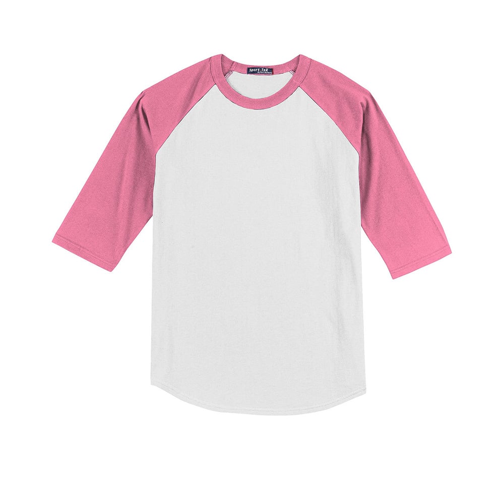 Sport - Tek YT200 Youth Colorblock Quarter Sleeve Raglan Jersey - Gorvex.com