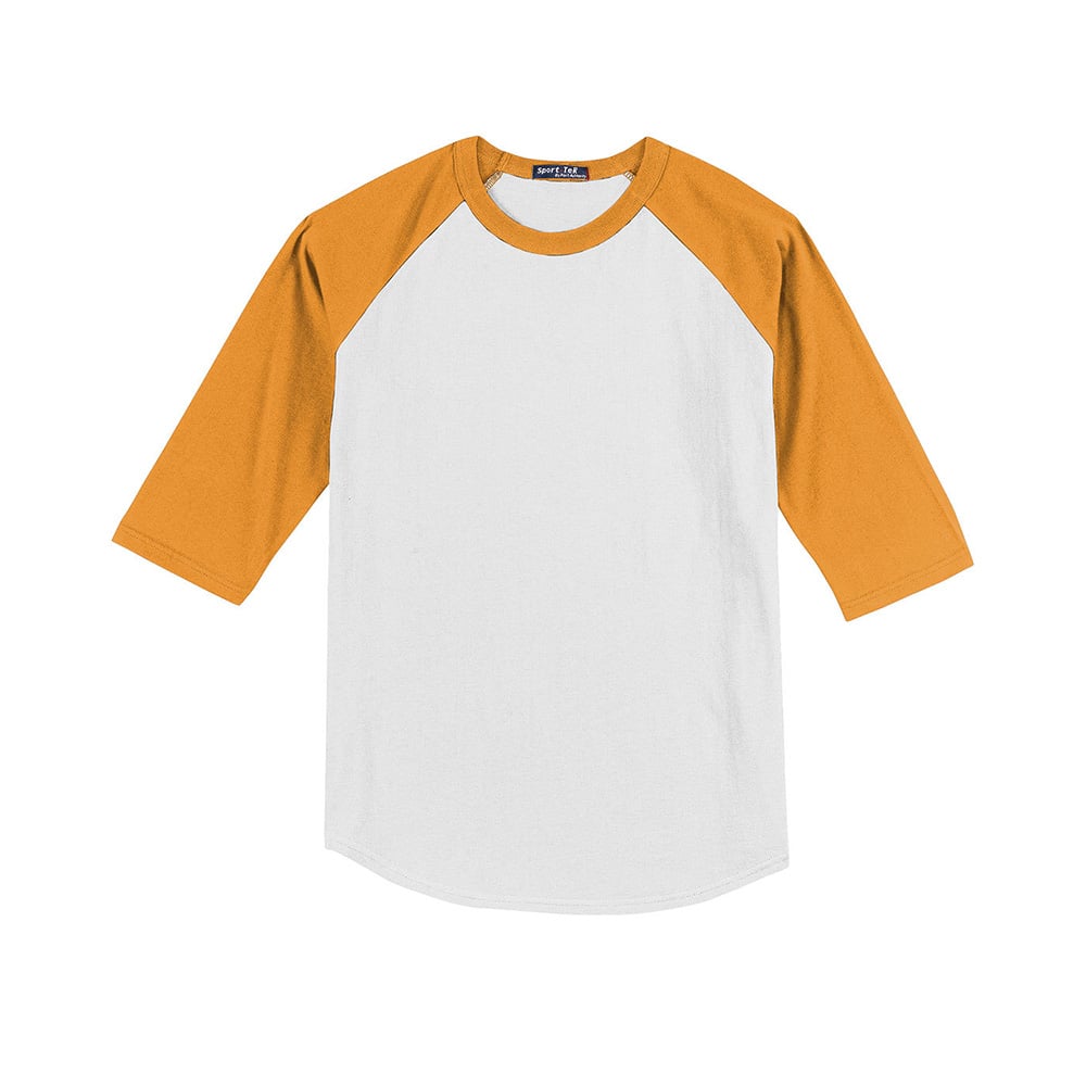 Sport - Tek YT200 Youth Colorblock Quarter Sleeve Raglan Jersey - Gorvex.com