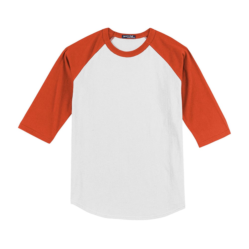 Sport - Tek YT200 Youth Colorblock Quarter Sleeve Raglan Jersey - Gorvex.com