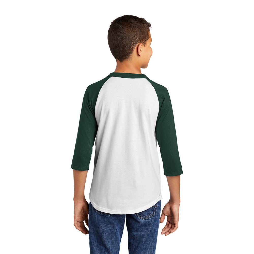 Sport - Tek YT200 Youth Colorblock Quarter Sleeve Raglan Jersey - Gorvex.com