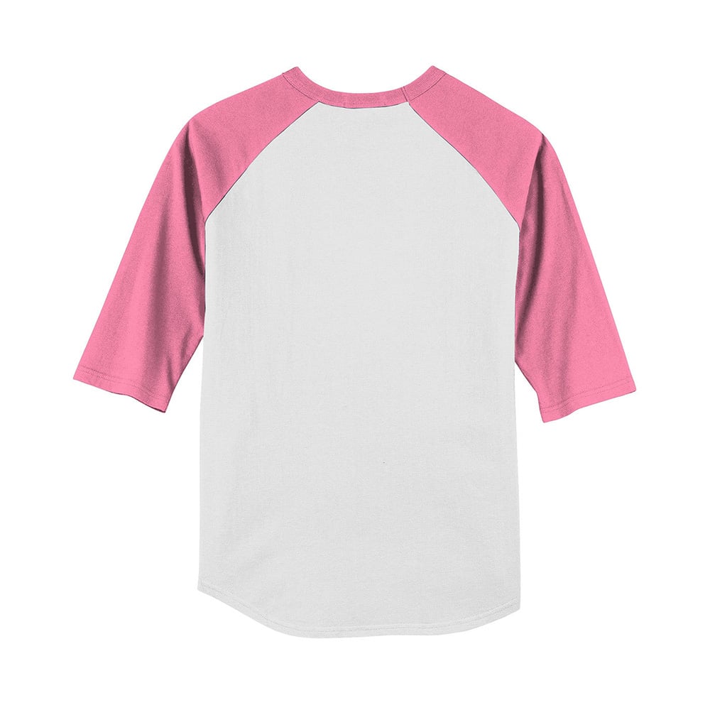 Sport - Tek YT200 Youth Colorblock Quarter Sleeve Raglan Jersey - Gorvex.com