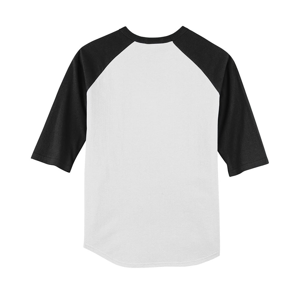 Sport - Tek YT200 Youth Colorblock Quarter Sleeve Raglan Jersey - Gorvex.com