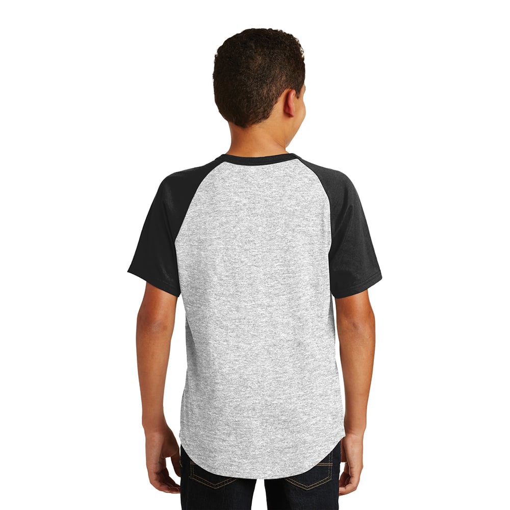 Sport - Tek YT201 Youth Short Sleeve Colorblock Raglan Jersey - Gorvex.com