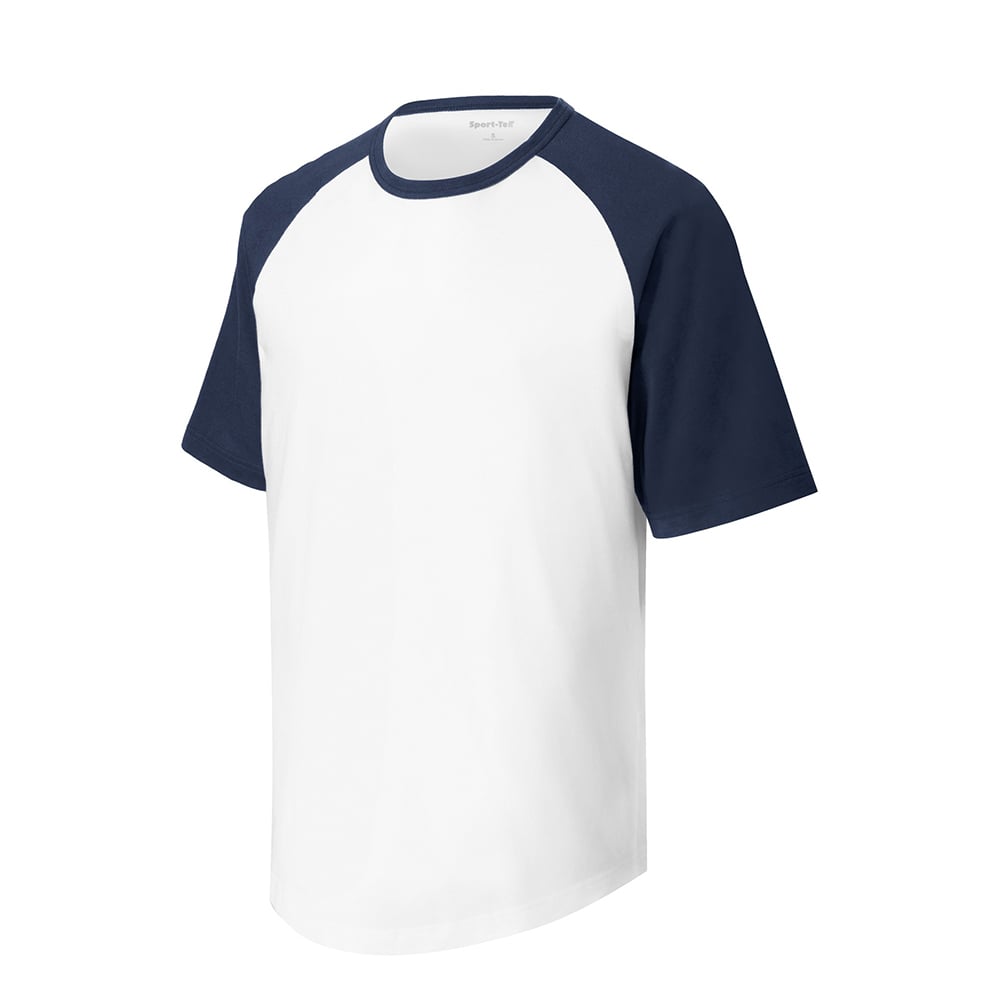 Sport - Tek YT201 Youth Short Sleeve Colorblock Raglan Jersey - Gorvex.com