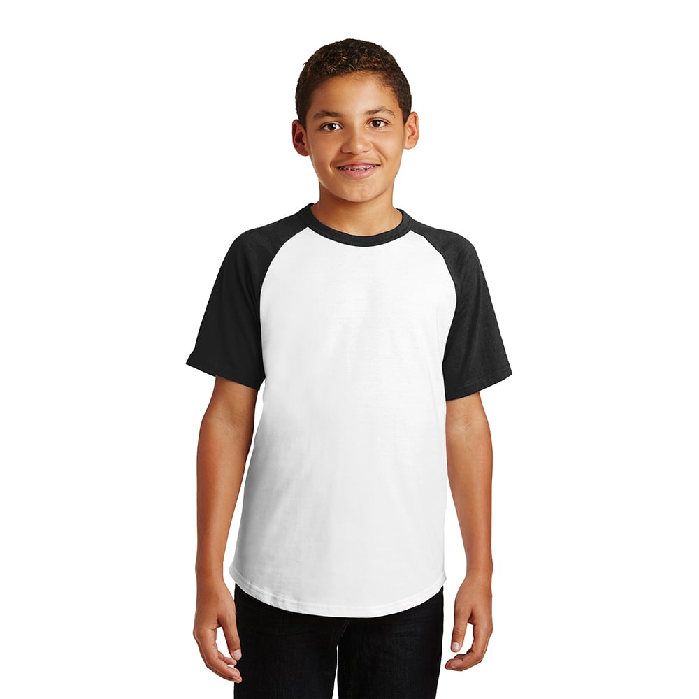 Sport - Tek YT201 Youth Short Sleeve Colorblock Raglan Jersey - Gorvex.com