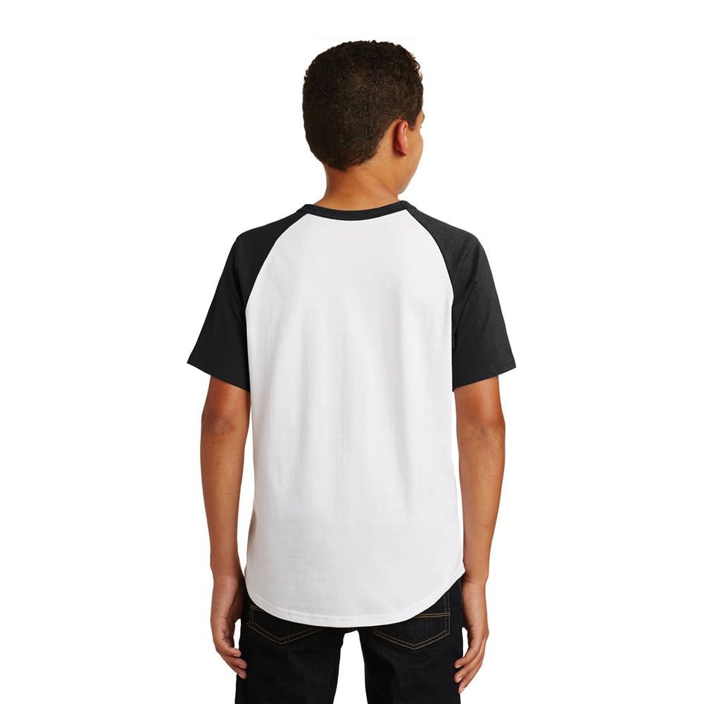 Sport - Tek YT201 Youth Short Sleeve Colorblock Raglan Jersey - Gorvex.com