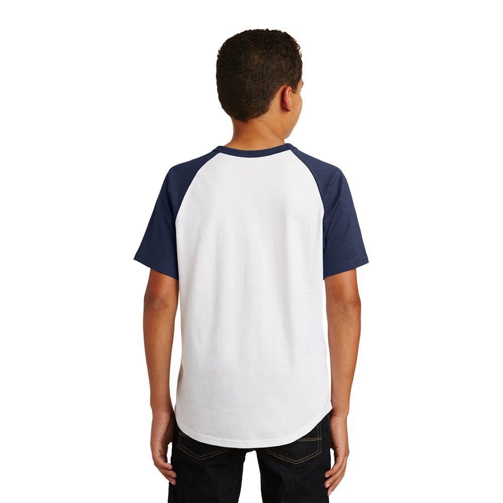 Sport - Tek YT201 Youth Short Sleeve Colorblock Raglan Jersey - Gorvex.com