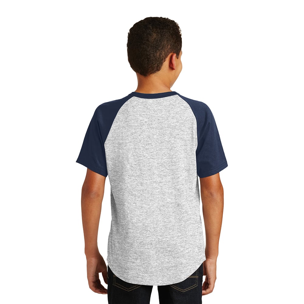 Sport - Tek YT201 Youth Short Sleeve Colorblock Raglan Jersey - Gorvex.com