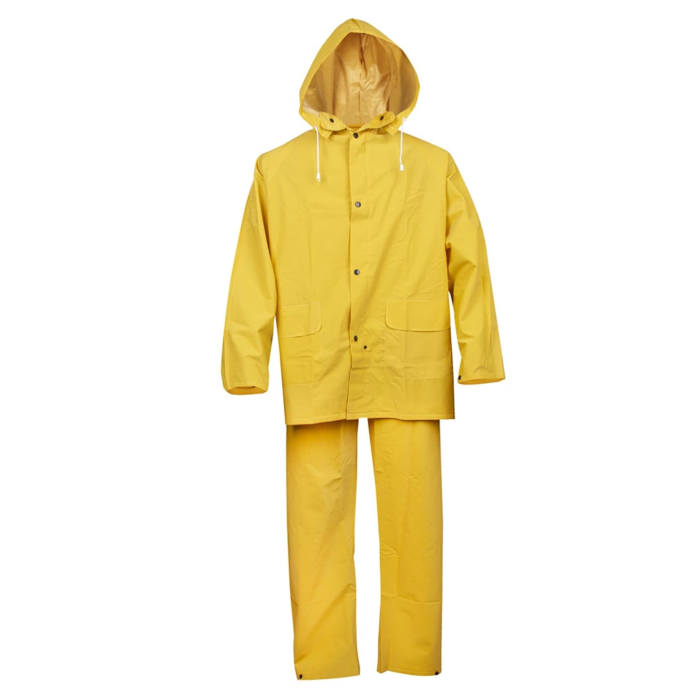 StormFront™ Three - Piece Rain Suit with Adjustable Take - Up Snaps - Gorvex.com
