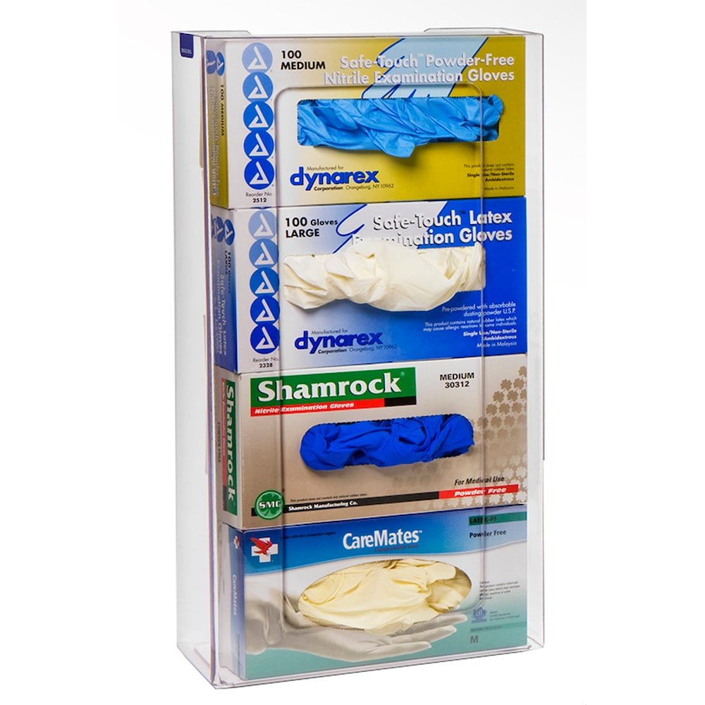 Top Loading Plastic Glove Dispenser, 4 Boxes - Gorvex.com