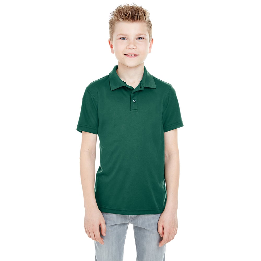 UltraClub Cool & Dry 8210Y Youth Mesh Piqué® Polo - Gorvex.com
