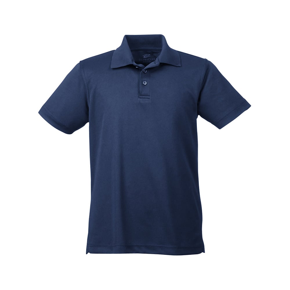 UltraClub Cool & Dry 8210Y Youth Mesh Piqué® Polo - Gorvex.com