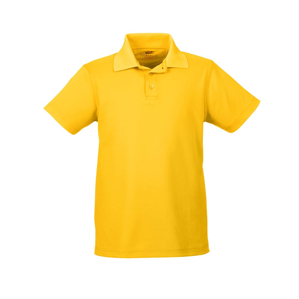 UltraClub Cool & Dry 8210Y Youth Mesh Piqué® Polo - Gorvex.com