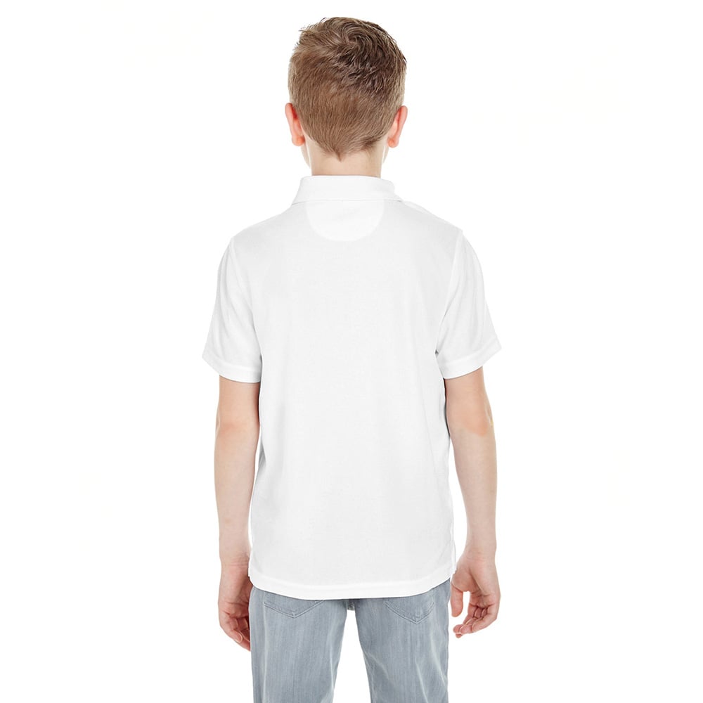 UltraClub Cool & Dry 8210Y Youth Mesh Piqué® Polo - Gorvex.com