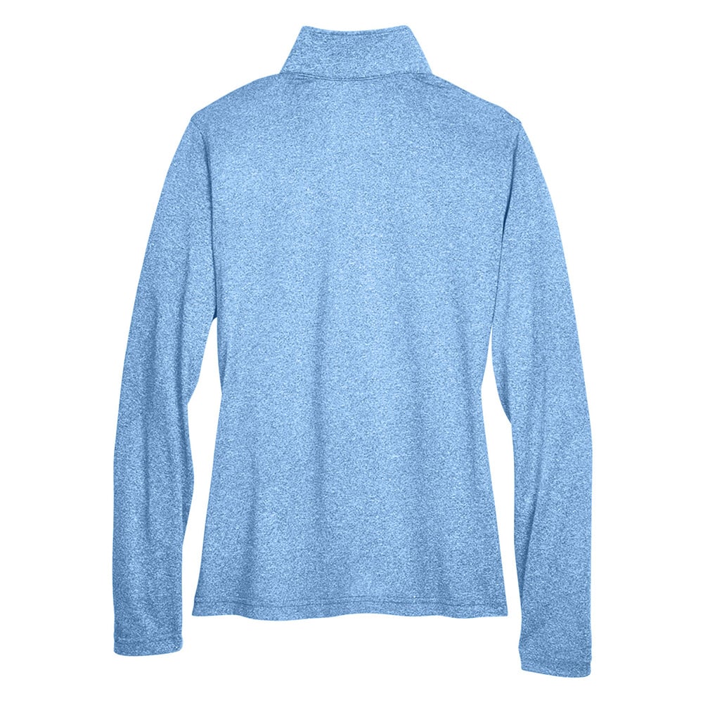 UltraClub Cool & Dry 8618W Ladies' Heathered Performance Quarter - Zip - Gorvex.com