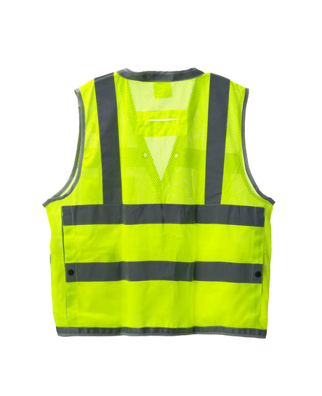 Cor-Brite® Heavy-Duty Surveyor's Vest with Snap Closure + D-Ring Access