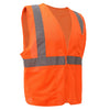 Hi-Vis Safety Vest, Mesh with Hook & Loop Closure, Standard Class 2