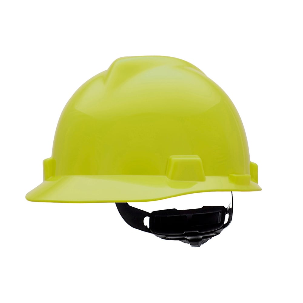 MSA V-Gard® Slotted Cap Style Hard Hat with Gloss Finish