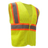 Hi-Vis Vest, Two Tone Mesh with Hook & Loop Closure, Standard Class 2