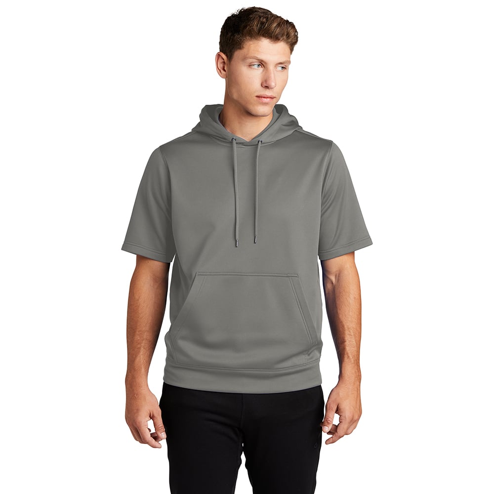 Sport-Tek ST251 Sport-Wick Fleece Short Sleeve Pullover Hoodie