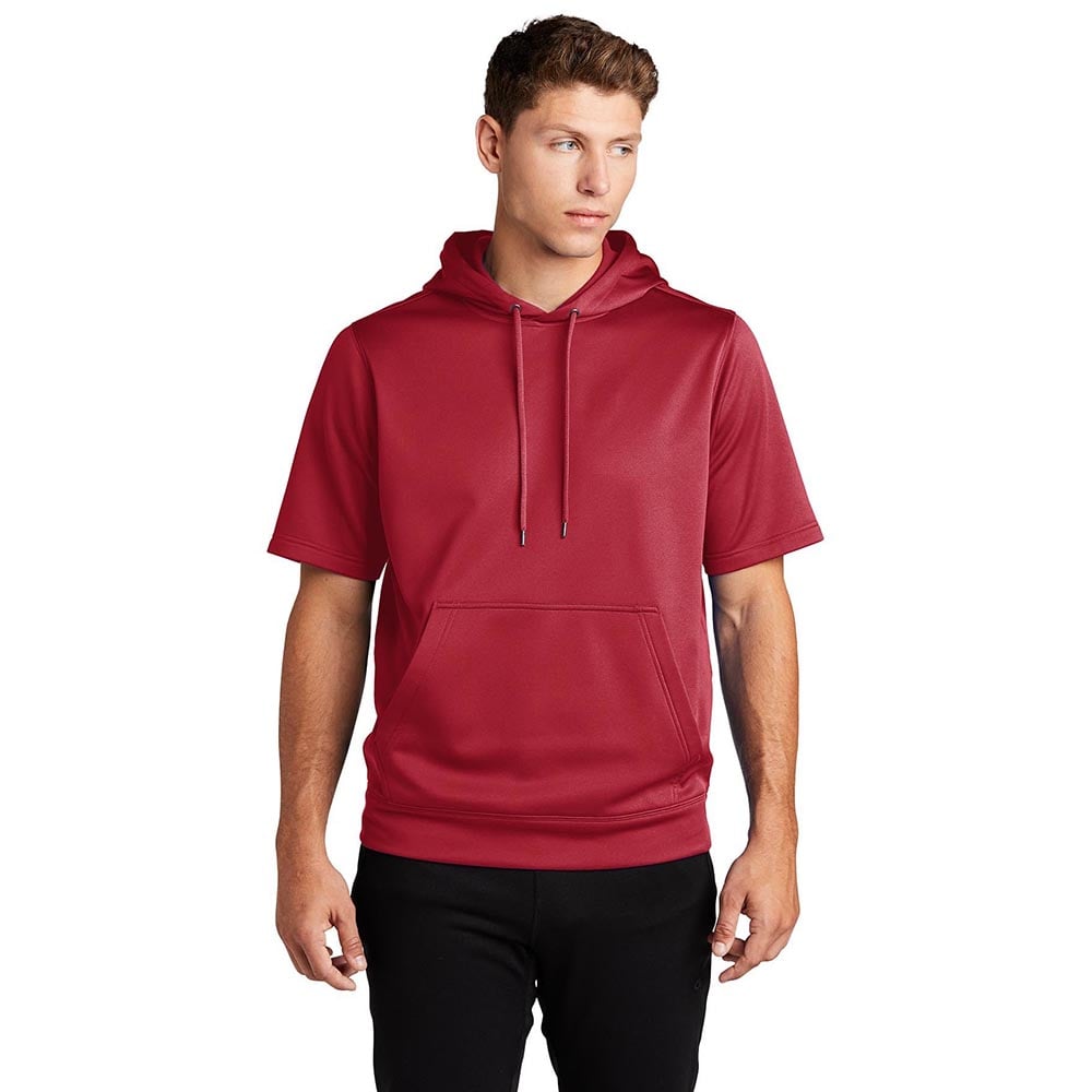 Sport-Tek ST251 Sport-Wick Fleece Short Sleeve Pullover Hoodie