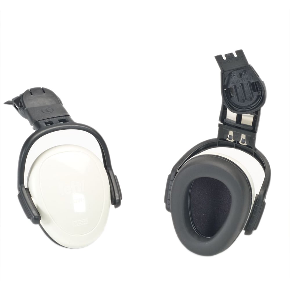 MSA left/RIGHT™ Helmet-Mounted Earmuff for MSA Slotted Hard Hats