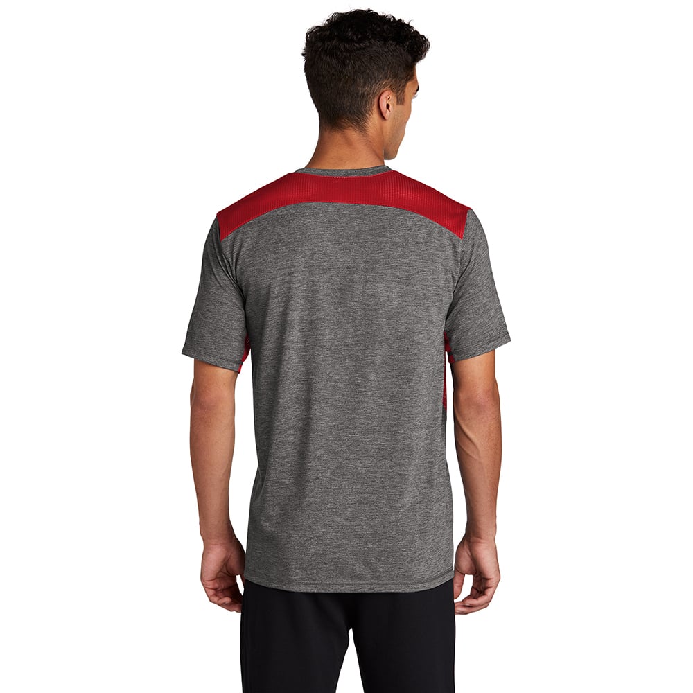 Sport-Tek ST410 PosiCharge Tri-Blend Two-Tone Short Sleeve T-Shirt