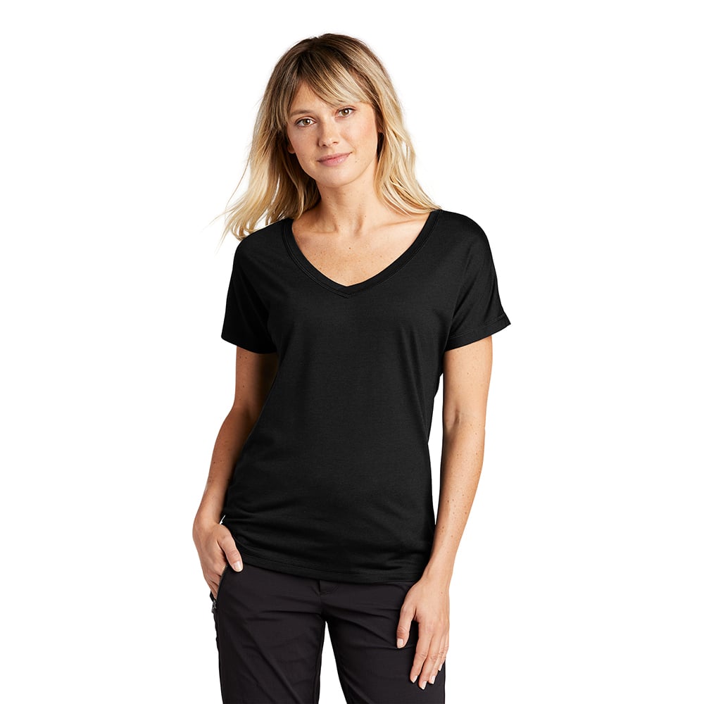 Sport-Tek LST401 PosiCharge Women's V-Neck Dolman Sleeve T-Shirt