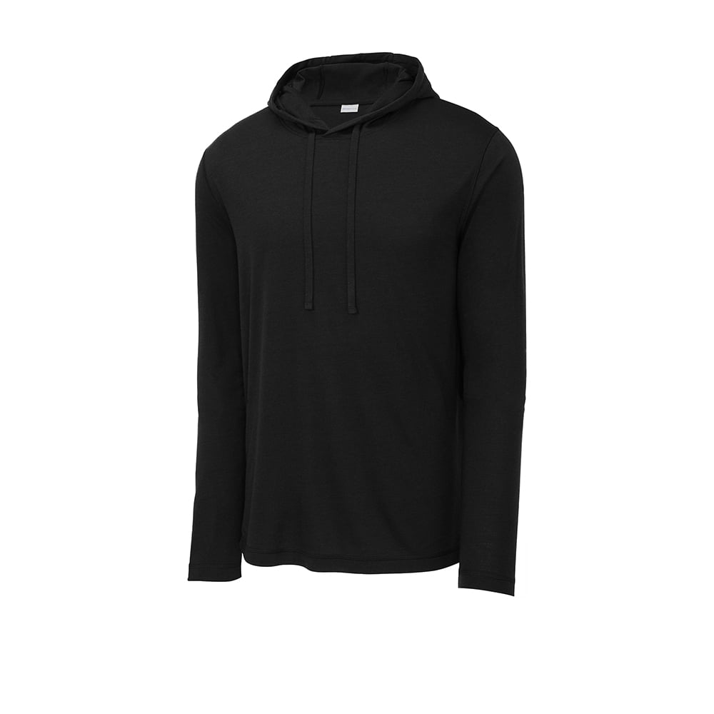 Sport-Tek ST406 PosiCharge Tri-Blend Long Sleeve Hooded Shirt