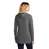 Sport-Tek LST406 PosiCharge Women's Tri-Blend Cowl Neck Hooded Shirt