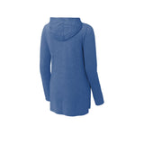 Sport-Tek LST406 PosiCharge Women's Tri-Blend Cowl Neck Hooded Shirt