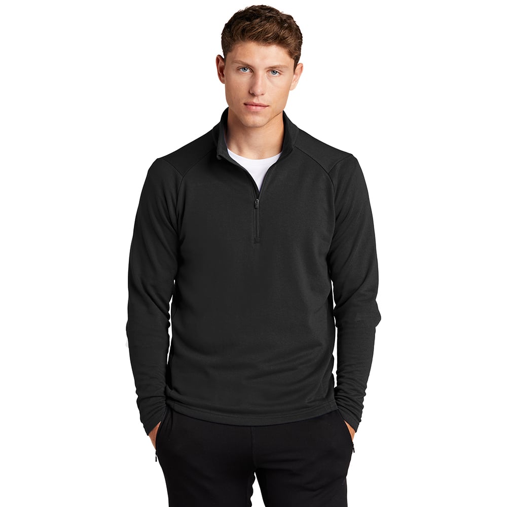 Sport-Tek ST273 French Terry Quarter-Zip Raglan Pullover