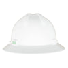 MSA V-Gard® GREEN® Slotted Full Brim Hard Hat